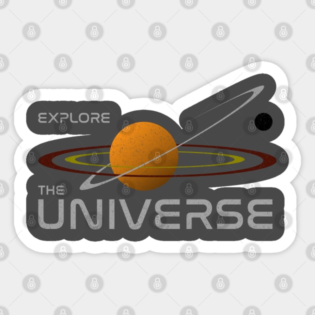 Explore the Universe Sticker by ilrokery